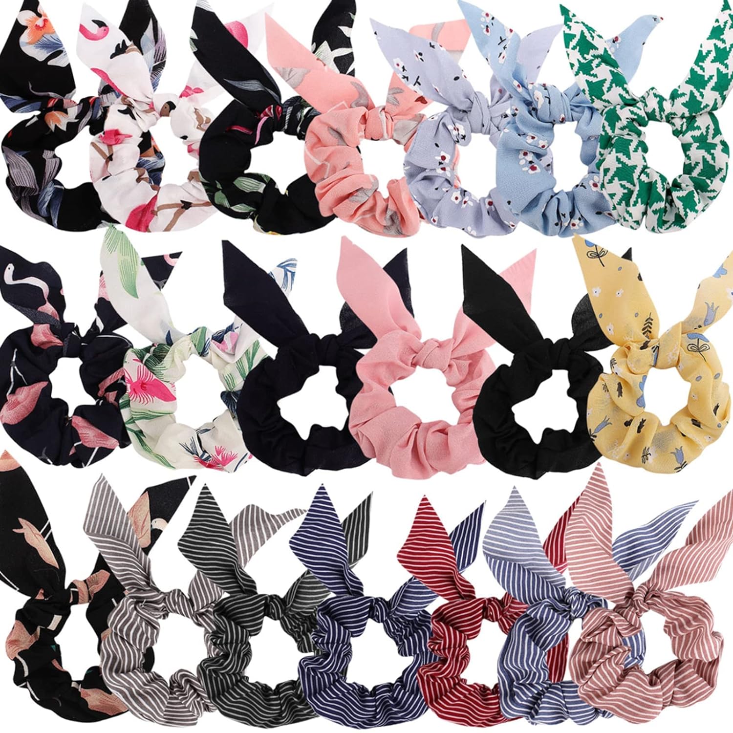 Scrunchies, Hair Ties , Scrunchies for Girls, Hair Scrunchies, Satin Scrunchies, Ponytail Scrunchies -20 Pcs Scrunchies, Hair Ties , Scrunchies for Girls, Hair Scrunchies, Satin Scrunchies, Ponytail Scrunchies -20 Pcs